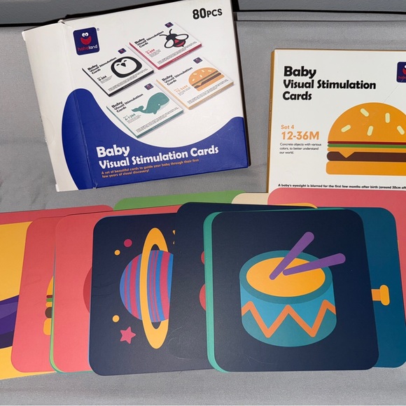 Baby Visual Stimulation Cards Set - Multicolor - Picture 10 of 11